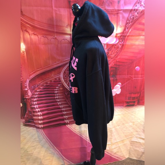 🥳 TACKLE CANCER GILDAN HOODIE SIZE L - Picture 3 of 6